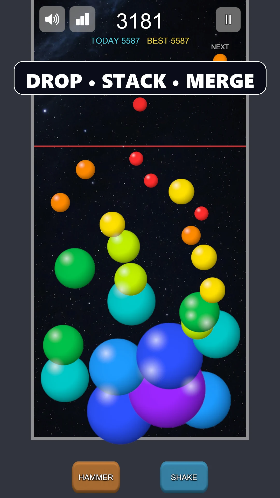 Color Drop: Ball Merge Puzzle screenshot